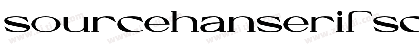 sourcehanserifsc ext字体转换